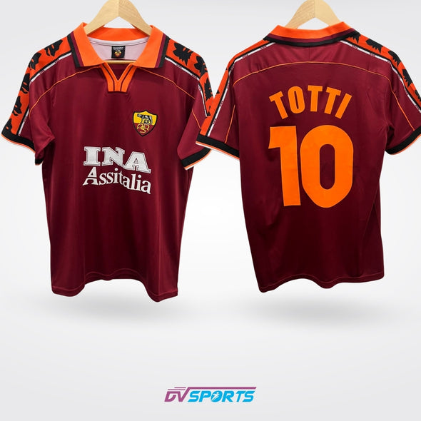 AS Roma Retro 98/99 Casa - Totti #10