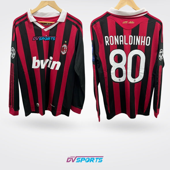 AC Milan Retro 08/09 Casa - Ronaldinho #80