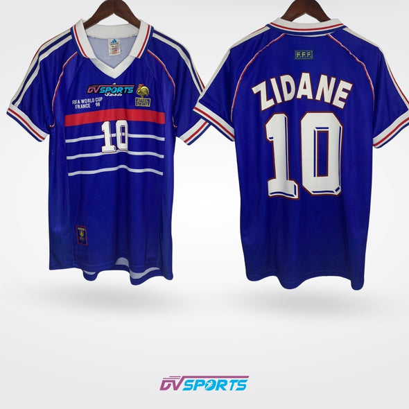 Francia Retro 1998 Casa - Zidane #10