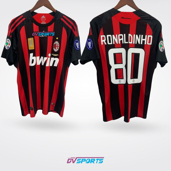 AC Milan Retro 08/09 Casa - Ronaldinho #80