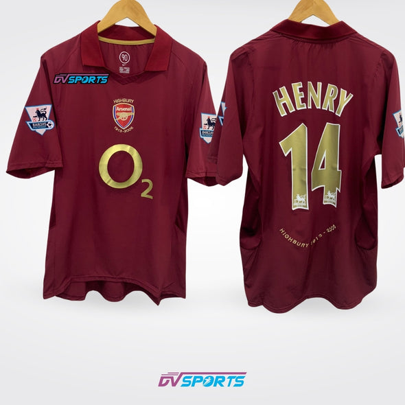 Arsenal FC Retro 05/06 Visita - Henry #14